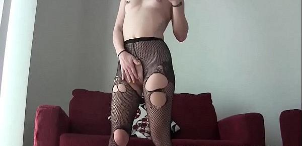  I found out about your addiction to fishnets JOI